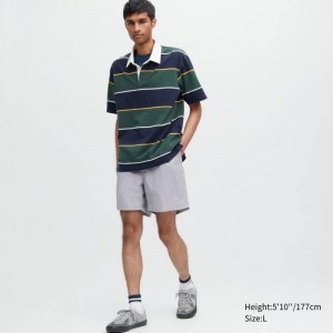 Men Uniqlo Active Swim Shorts Grey | 9525263