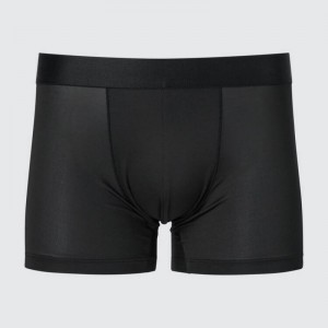 Men Uniqlo Airism Low Rise Boxers Underwear Black | 1562566