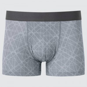 Men Uniqlo Airism Low Rise Lined Boxers Underwear Grey | 5078630