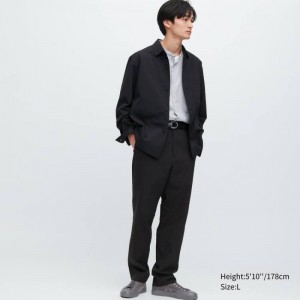 Men Uniqlo Airsense Ultra Light Relaxed Fit Pants Black | 2097970