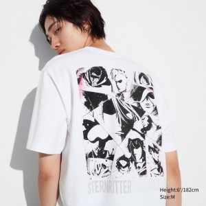Men Uniqlo Bleach: Thousand-year Blood War Ut Short-sleeve Graphic T Shirts White | 9083187