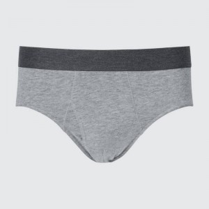 Men Uniqlo Briefs Underwear Grey | 2970286