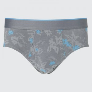 Men Uniqlo Briefs Underwear Grey | 603081