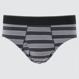 Men Uniqlo Briefs Underwear Grey | 8452704