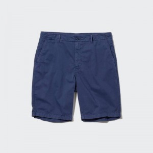 Men Uniqlo Chino Shorts Navy | 2796842