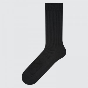 Men Uniqlo Colorful 50 Socks Black | 4913501