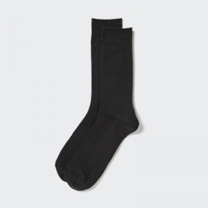 Men Uniqlo Colorful 50 Socks Black | 5817585