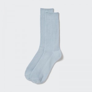 Men Uniqlo Colorful 50 Socks Blue | 9732972