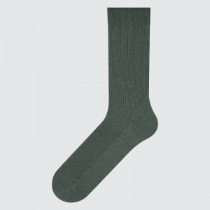 Men Uniqlo Colorful 50 Socks Green | 5689653