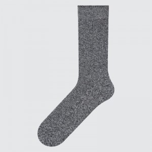 Men Uniqlo Colorful 50 Socks Grey | 1292242