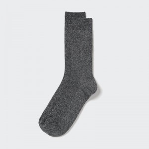 Men Uniqlo Colorful 50 Socks Grey | 2665810