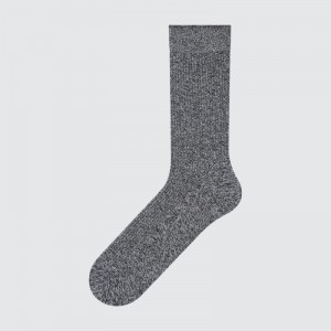 Men Uniqlo Colorful 50 Socks Grey | 8423373