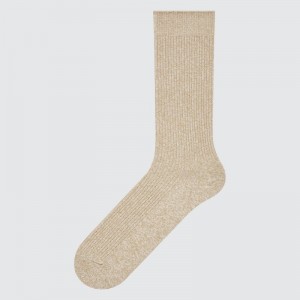 Men Uniqlo Colorful 50 Socks Khaki | 9363729