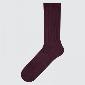 Men Uniqlo Colorful 50 Socks Red | 8735704