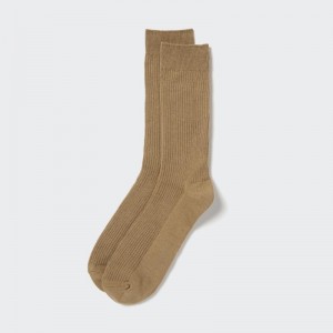 Men Uniqlo Colorful 50 Socks Yellow | 8694425