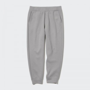 Men Uniqlo Dry Stretch Jogger Pants Grey | 5295855