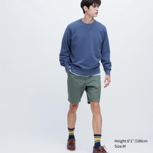 Men Uniqlo Elegant Sweatshirts Blue | 3889788