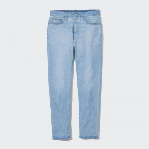 Men Uniqlo Ezy Ultra Stretch Slim Fit Jeans Blue | 8850367