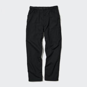 Men Uniqlo Heattech Warm Lined Pants Black | 5063068