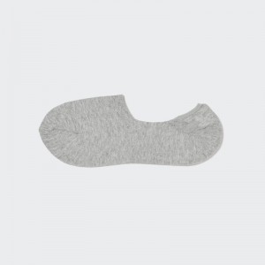 Men Uniqlo Low Cut Socks Grey | 3939685