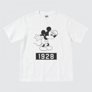 Men Uniqlo Magic For All Favorites Ut Short-sleeve Graphic T Shirts White | 3251410