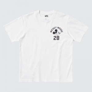Men Uniqlo Magic For All Favorites Ut Short-sleeve Graphic T Shirts White | 4083103