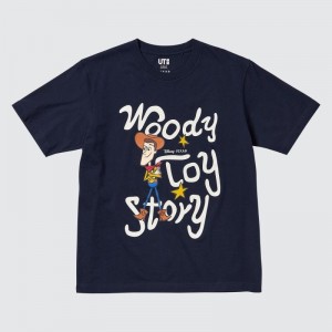Men Uniqlo Magic For All Timeless Favorites Ut Short-sleeve Graphic T Shirts Navy | 8314921