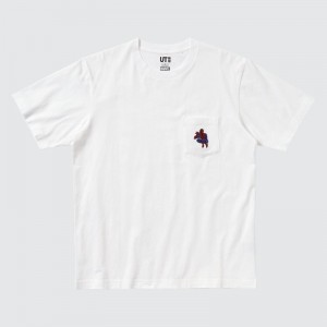 Men Uniqlo Magic For All Timeless Favorites Ut Short-sleeve Graphic T Shirts White | 4564053