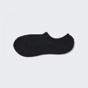 Men Uniqlo Pile Low Cut Socks Black | 4761222