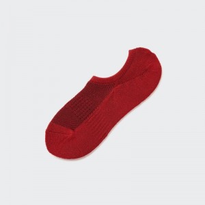 Men Uniqlo Pile Low Cut Socks Red | 3716093