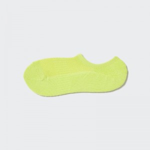 Men Uniqlo Pile Low Cut Socks Yellow | 7583348