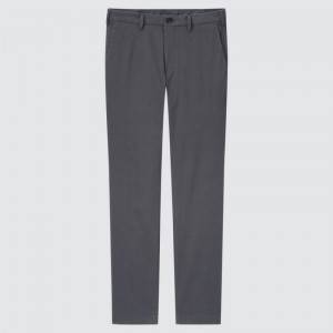 Men Uniqlo Slim Fit Chinos Pants Grey | 8353717