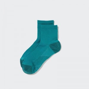 Men Uniqlo Sports Half Socks Olive | 890340