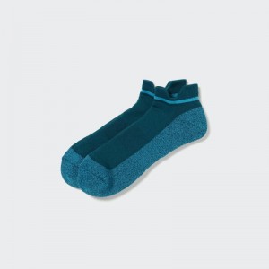Men Uniqlo Sports Pile Short Socks Olive | 927713