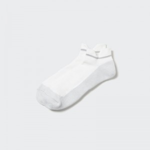Men Uniqlo Sports Pile Short Socks White | 630268