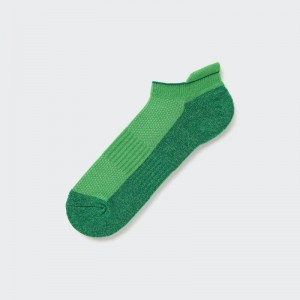 Men Uniqlo Sports Pile-lined Short Socks Green | 6653300