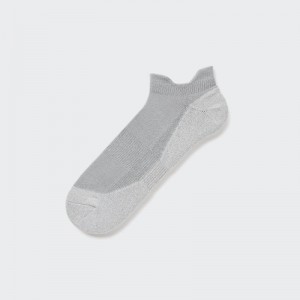Men Uniqlo Sports Short Socks Grey | 8478870