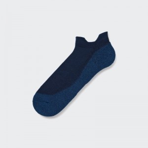 Men Uniqlo Sports Short Socks Navy | 7399525