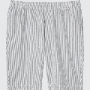 Men Uniqlo Stretch Shorts Grey | 8782419