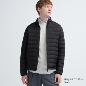 Men Uniqlo Ultra Light Down Jackets Black | 199209