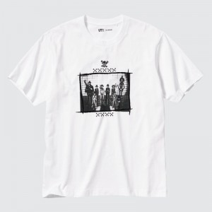 Men Uniqlo Ut Archive Ut One Piece Short-sleeve Graphic T Shirts White | 4947931