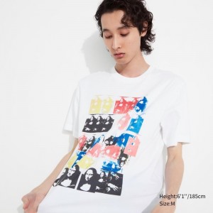 Men Uniqlo Ut Archive Ut Short Sleeve Graphic Andy Warhol T Shirts White | 7112410