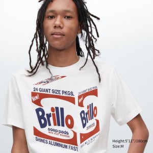 Men Uniqlo Ut Archive Ut Short Sleeve Graphic Andy Warhol T Shirts White | 6628334