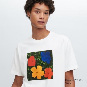 Men Uniqlo Ut Archive Ut Short Sleeve Graphic Andy Warhol T Shirts White | 4386496