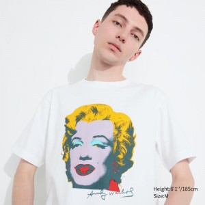 Men Uniqlo Ut Archive Ut Short Sleeve Graphic Andy Warhol T Shirts White | 2168796