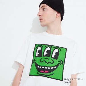Men Uniqlo Ut Archive Ut Short Sleeve Graphic Keith Haring T Shirts White | 6497097
