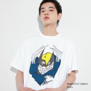 Men Uniqlo Utgp2023: Magic For All Ut Short-sleeve Graphic Hiroyuki Morita T Shirts White | 4203729