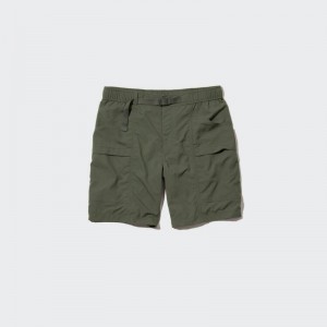 Men Uniqlo Utility Shorts Olive | 8483054
