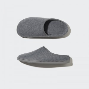 Men Uniqlo Washable Slippers Grey | 9538609