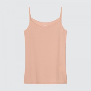 Women Uniqlo AIRism Camisole Tank Top Pink | 7661394